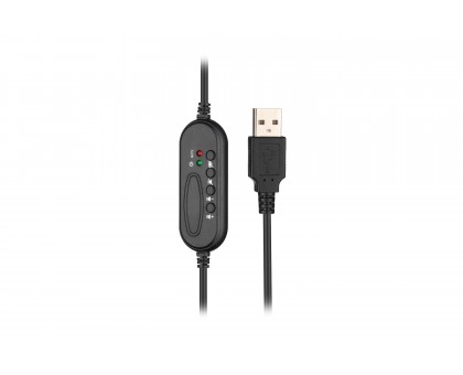 Гарнитура ПК моно On-ear 2E CH11 USB, omni-mic, 2м, черный Гарнитура ПК моно On-ear 2E CH11 USB, omni-mic, 2м, черный