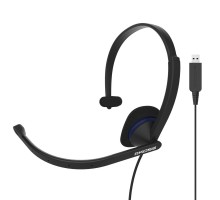 Гарнітура комп'ютерна моно On-Ear Koss CS195, USB, Uni Mic, 2.4м, Чорний