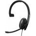 Гарнитура компьютерная моно On-Ear EPOS ADAPT 135T USB II, 3.5мм/USB, однонаправленный, сертификат Microsoft Teams, 1.8м, Черный