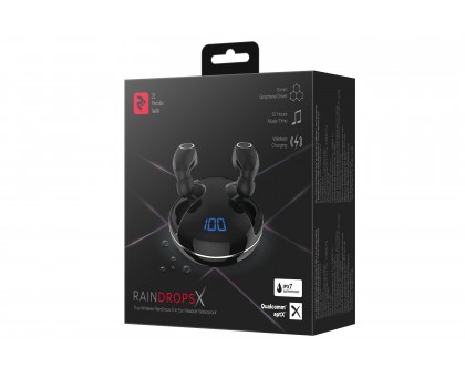 Наушники 2E RainDrops Х True Wireless Waterproof Mic Black Наушники 2E RainDrops Х True Wireless Waterproof Mic Black