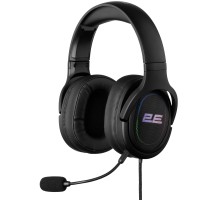 Гарнітура ігрова 2E GAMING HG330, 7.1, USB-A, RGB, 2м, чорний