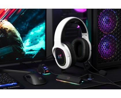 Гарнитура игровая 2E GAMING HG330, 7.1, USB-A, RGB, 2м, белый Гарнитура игровая 2E GAMING HG330, 7.1, USB-A, RGB, 2м, белый
