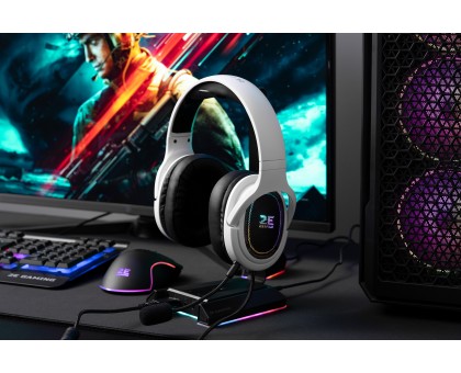Гарнитура игровая 2E GAMING HG330, 7.1, USB-A, RGB, 2м, белый Гарнитура игровая 2E GAMING HG330, 7.1, USB-A, RGB, 2м, белый
