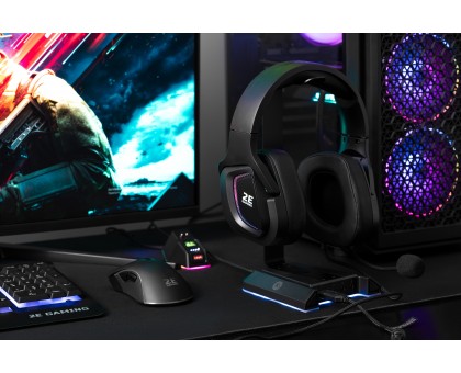 Гарнитура игровая 2E GAMING HG340, 7.1, USB-A, RGB, 2м, чёрный Гарнитура игровая 2E GAMING HG340, 7.1, USB-A, RGB, 2м, чёрный