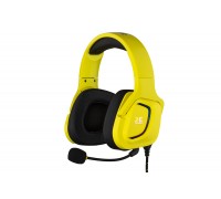 Гарнитура игровая 2E GAMING HG340, mini-jack/dual 3.5mm, RGB, 2м, жёлтый