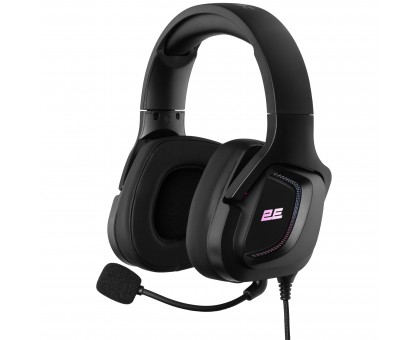 Гарнитура игровая 2E GAMING HG340, mini-jack/dual 3.5mm, RGB, 2м, чёрный Гарнитура игровая 2E GAMING HG340, mini-jack/dual 3.5mm, RGB, 2м, чёрный