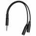 Гарнитура игровая 2E GAMING HG340, mini-jack/dual 3.5mm, RGB, 2м, чёрный