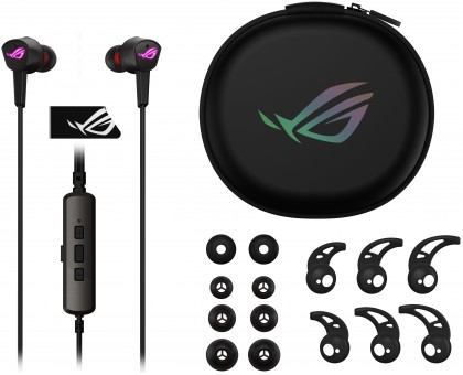 Гарнитура игровая ASUS ROG Cetra II, USB-C, LED, 1.25м, чёрный Гарнитура игровая ASUS ROG Cetra II, USB-C, LED, 1.25м, чёрный