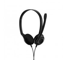 Гарнитура компьютерная стерео On-Ear EPOS PC 5 Chat, 3.5мм, однонаправленный, 2м, Черный