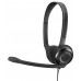 Гарнитура компьютерная стерео On-Ear EPOS PC 5 Chat, 3.5мм, однонаправленный, 2м, Черный