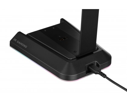 Подставка для гарнитуры 2E GAMING GST320 3в1, 7.1, USB-A, 3xUSB-A/3x3.5мм, RGB, 1.5м, чёрный Подставка для гарнитуры 2E GAMING GST320 3в1, 7.1, USB-A, 3xUSB-A/3x3.5мм, RGB, 1.5м, чёрный