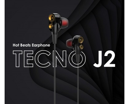 Наушники TECNO Hot beats J2 Наушники TECNO Hot beats J2