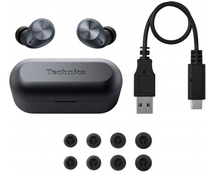 Навушники Technics EAH-AZ40G-K TWS JustMyVoice™ IPX4 Чорний Навушники Technics EAH-AZ40G-K TWS JustMyVoice™ IPX4 Чорний