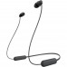 Наушники In-ear Sony WI-C100 BT 5.0, IPX4, SBC, AAC, Wireless, Mic, Черный