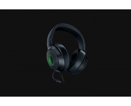 Гарнитура игровая Razer Kraken V3 X, 7.1, USB-A, RGB, 1.8м, чёрный Гарнитура игровая Razer Kraken V3 X, 7.1, USB-A, RGB, 1.8м, чёрный