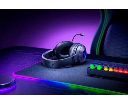 Гарнитура игровая Razer Kraken V3 X, 7.1, USB-A, RGB, 1.8м, чёрный Гарнитура игровая Razer Kraken V3 X, 7.1, USB-A, RGB, 1.8м, чёрный