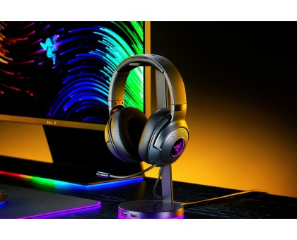 Гарнитура игровая Razer Kraken V3 X, 7.1, USB-A, RGB, 1.8м, чёрный Гарнитура игровая Razer Kraken V3 X, 7.1, USB-A, RGB, 1.8м, чёрный