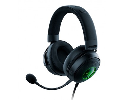 Гарнітура ігрова Razer Kraken V3, 7.1, USB-A, RGB, 2м, чорний Гарнітура ігрова Razer Kraken V3, 7.1, USB-A, RGB, 2м, чорний