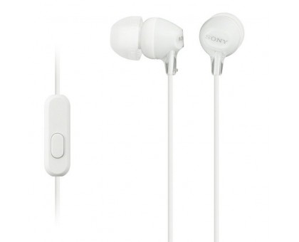 Навушники In-ear Sony MDR-EX15AP 3.5 mini-jack, Mic, Білий Навушники In-ear Sony MDR-EX15AP 3.5 mini-jack, Mic, Білий