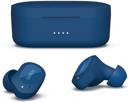 Наушники TWS Belkin Soundform Play True Wireless, синий Наушники TWS Belkin Soundform Play True Wireless, синий