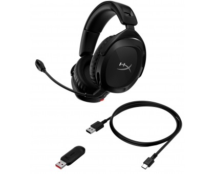 Гарнітура ігрова HyperX Cloud Stinger 2, WL/USB-A, чорний Гарнітура ігрова HyperX Cloud Stinger 2, WL/USB-A, чорний