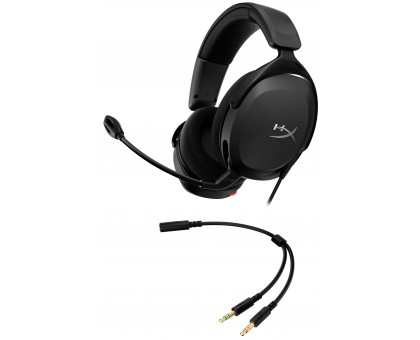 Гарнитура игровая HyperX Cloud Stinger 2 Core, mini-jack/dual 3.5мм, 2м/0.15м, черный Гарнитура игровая HyperX Cloud Stinger 2 Core, mini-jack/dual 3.5мм, 2м/0.15м, черный