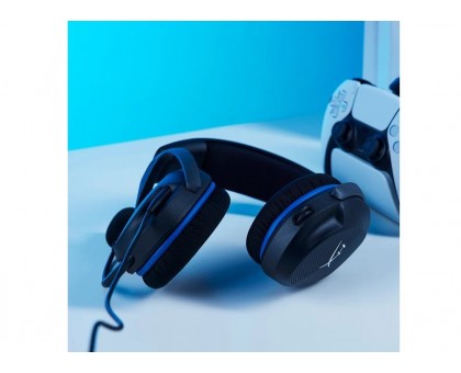 Гарнітура HyperX Cloud Stinger 2 Core PS5/PS4, mini-jack, чорно-синій Гарнітура HyperX Cloud Stinger 2 Core PS5/PS4, mini-jack, чорно-синій