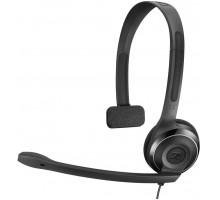 Гарнитура компьютерная моно On-Ear EPOS PC 7 Chat, USB, однонаправленный, 2м, Черный