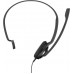 Гарнитура компьютерная моно On-Ear EPOS PC 7 Chat, USB, однонаправленный, 2м, Черный