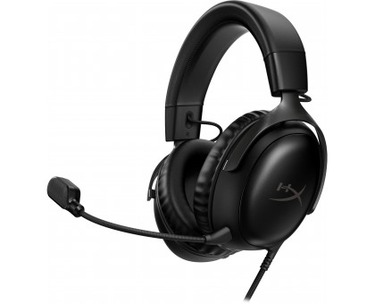 Гарнитура игровая HyperX Cloud III, mini-jack/USB-A/USB-C, 1.2м/1.3м, черный Гарнитура игровая HyperX Cloud III, mini-jack/USB-A/USB-C, 1.2м/1.3м, черный