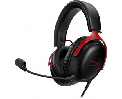 Гарнитура игровая HyperX Cloud III, mini-jack/USB-A/USB-C, 1.2м/1.3м, черно-красный Гарнитура игровая HyperX Cloud III, mini-jack/USB-A/USB-C, 1.2м/1.3м, черно-красный