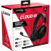 Гарнитура игровая HyperX Cloud III, mini-jack/USB-A/USB-C, 1.2м/1.3м, черно-красный