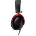 Гарнитура игровая HyperX Cloud III, mini-jack/USB-A/USB-C, 1.2м/1.3м, черно-красный