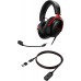 Гарнитура игровая HyperX Cloud III, mini-jack/USB-A/USB-C, 1.2м/1.3м, черно-красный