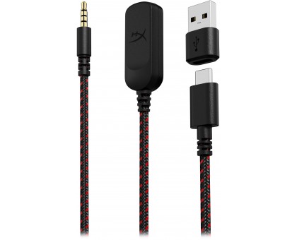 Гарнитура игровая HyperX Cloud III, mini-jack/USB-A/USB-C, 1.2м/1.3м, черно-красный Гарнитура игровая HyperX Cloud III, mini-jack/USB-A/USB-C, 1.2м/1.3м, черно-красный
