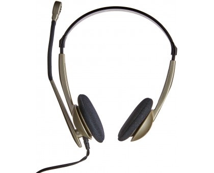 Гарнітура комп'ютерна стерео On-Ear Koss CS100i, 3.5мм, Uni Mic, 2.4м, кремовий Гарнітура комп'ютерна стерео On-Ear Koss CS100i, 3.5мм, Uni Mic, 2.4м, кремовий