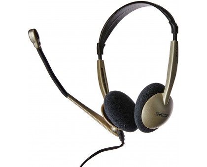 Гарнітура комп'ютерна стерео On-Ear Koss CS100i, 3.5мм, Uni Mic, 2.4м, кремовий Гарнітура комп'ютерна стерео On-Ear Koss CS100i, 3.5мм, Uni Mic, 2.4м, кремовий