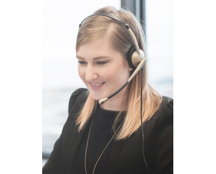 Гарнітура комп'ютерна стерео On-Ear Koss CS100i, 3.5мм, Uni Mic, 2.4м, кремовий Гарнітура комп'ютерна стерео On-Ear Koss CS100i, 3.5мм, Uni Mic, 2.4м, кремовий