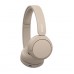 Наушники On-ear Sony WH-CH520 BT 5.2, SBC, AAC, Wireless, Mic, Бежевый