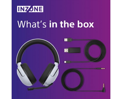 Гарнитура игровая Over-ear Sony INZONE H5 Wireless, Mic, Белый Гарнитура игровая Over-ear Sony INZONE H5 Wireless, Mic, Белый