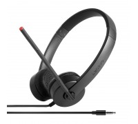 Гарнитура ПК стерео On-ear Lenovo Analog Headset, mini-jack, 1.2м, черный