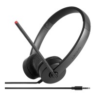 Гарнітура ПК стерео On-ear Lenovo Analog Headset, mini-jack, 1.2м, чорний
