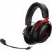 Гарнітура ігрова HyperX Cloud III, WL/USB-A/USB-C, чорно-червоний