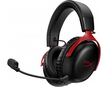 Гарнітура ігрова HyperX Cloud III, WL/USB-A/USB-C, чорно-червоний Гарнітура ігрова HyperX Cloud III, WL/USB-A/USB-C, чорно-червоний