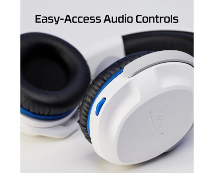 Гарнитура HyperX Cloud Stinger 2 PS4/PS5, mini-jack, бело-синий Гарнитура HyperX Cloud Stinger 2 PS4/PS5, mini-jack, бело-синий
