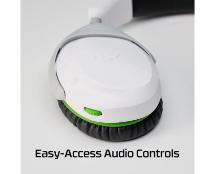 Гарнітура HyperX Cloud Stinger 2 Xbox, mini-jack, біло-зелений Гарнітура HyperX Cloud Stinger 2 Xbox, mini-jack, біло-зелений