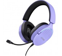 Гарнитура игровая Trust GXT 490 FAYZO, 7.1, USB-A, 2м, фиолетовый