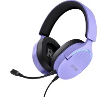 Гарнитура игровая Trust GXT 490 FAYZO, 7.1, USB-A, 2м, фиолетовый