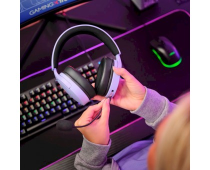 Гарнитура игровая Trust GXT 490 FAYZO, 7.1, USB-A, 2м, фиолетовый Гарнитура игровая Trust GXT 490 FAYZO, 7.1, USB-A, 2м, фиолетовый