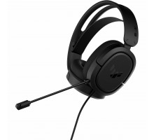 Гарнітура ігрова ASUS TUF Gaming H1 7.1, mini-jack/dual 3.5мм, 1.2м/1.2м, чорний